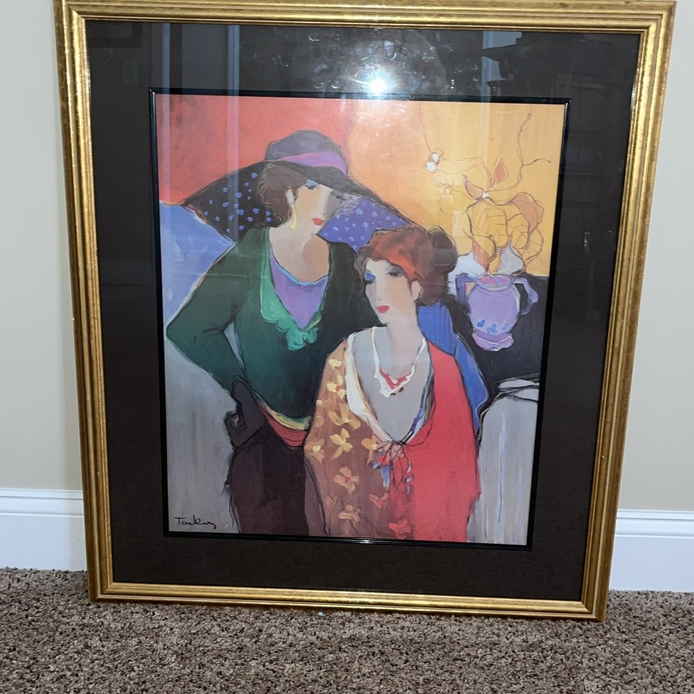 Itzchak Tarkay 's - "On The Stage"  Picture 28X31 - Picture 4 of 7